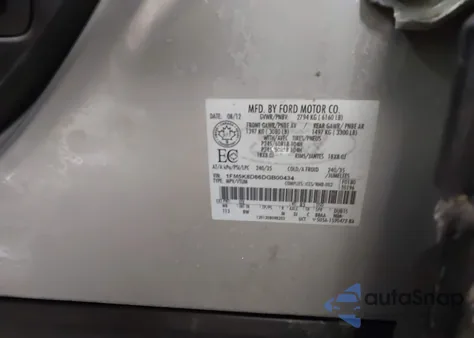 2013 Ford Explorer Xlt из США, поврежденный, VIN 1FM5K8D86DGB00434